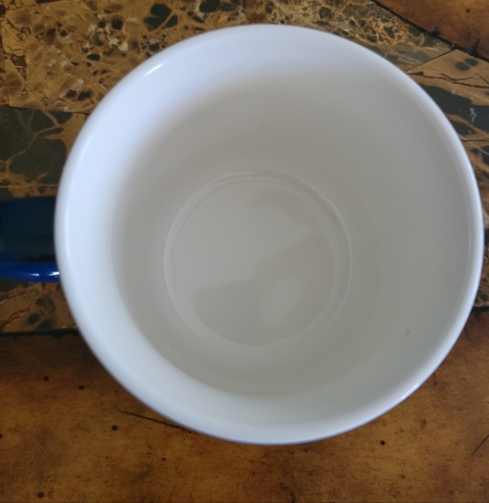 Threshold Blue Mug with Script Quote - Picture 4 of 5